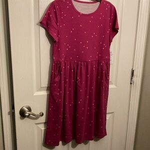 Kids extra large 14 to 16 summer dress front pockets on both sides